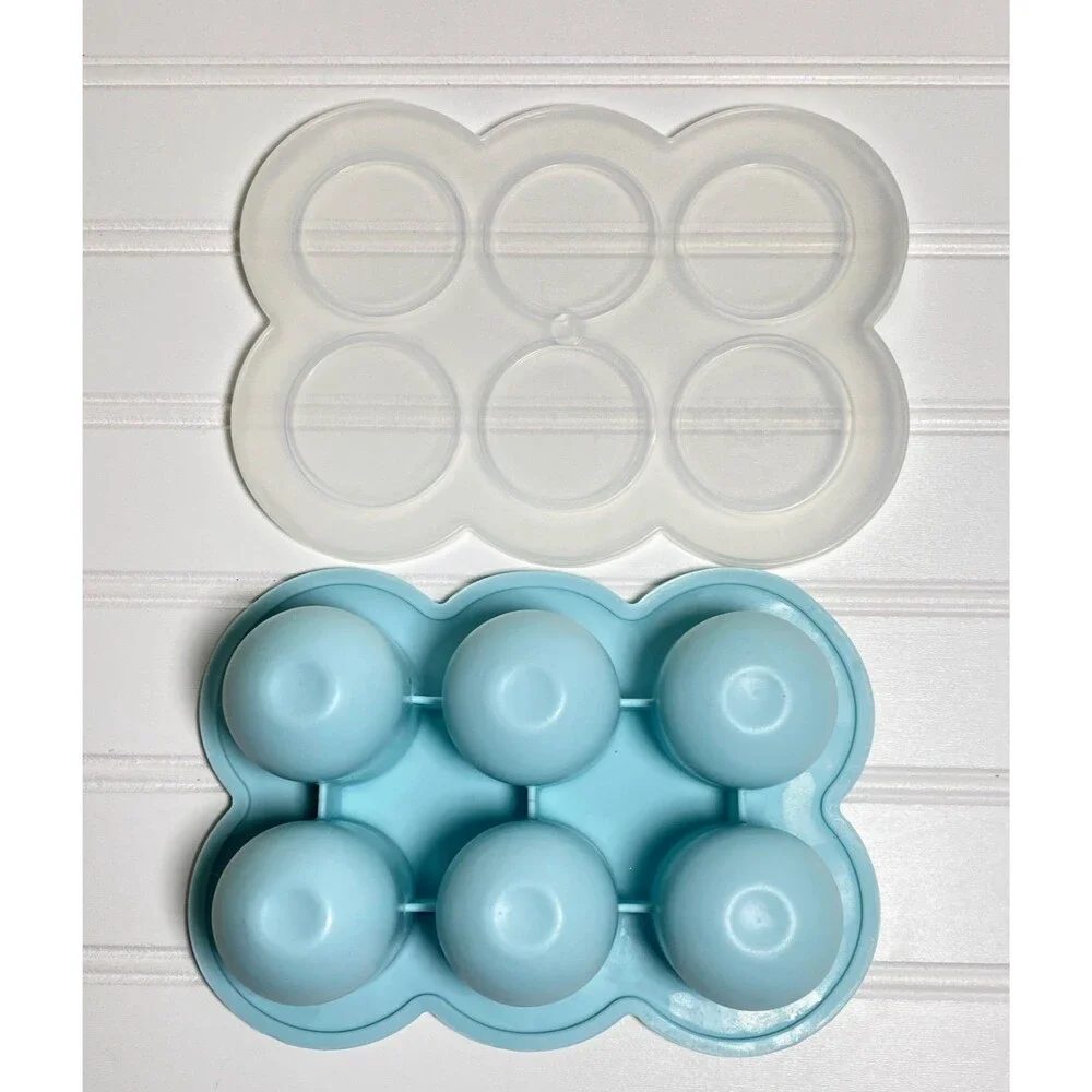 Nutribullet Baby Food Blender Cups Storage Jars Freezer Tray Blue/White NBY50100
